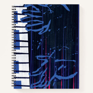 Soul   Jazz Piano Editorial Art Notebook