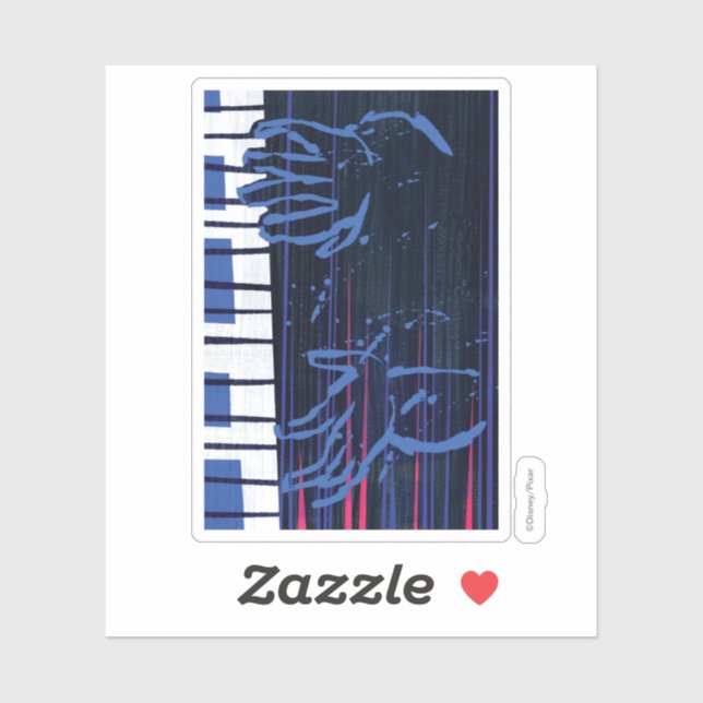 Soul | Jazz Piano Editorial Art Sticker (Sheet)