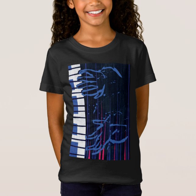 Soul | Jazz Piano Editorial Art T-Shirt (Front)