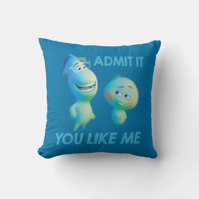 Soul | Joe & 22 - Admit It You Like Me Throw Pillow (Front)