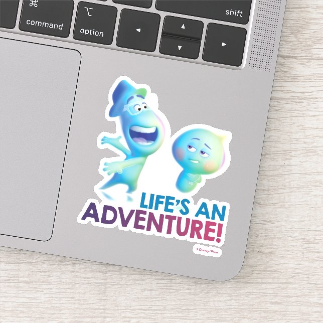 Soul | Joe & 22 - Life's An Adventure Sticker (Detail)