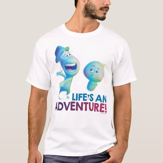 Soul | Joe & 22 - Life's An Adventure T-Shirt (Front)