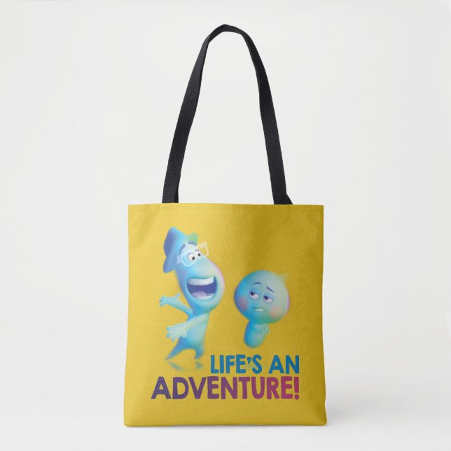 Soul | Joe & 22 - Life's An Adventure Tote Bag (Front)