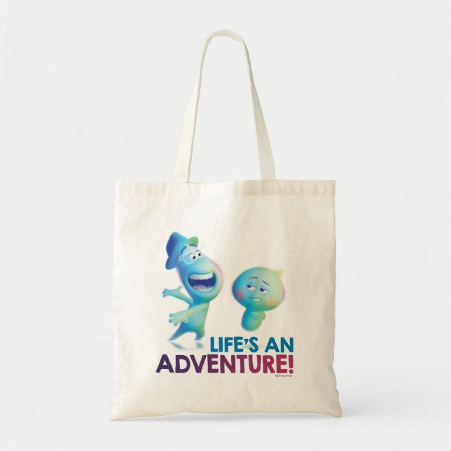 Soul | Joe & 22 - Life's An Adventure Tote Bag (Front)
