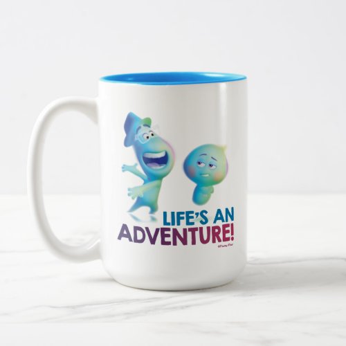 Soul  Joe  22 _ Lifes An Adventure Two_Tone Coffee Mug