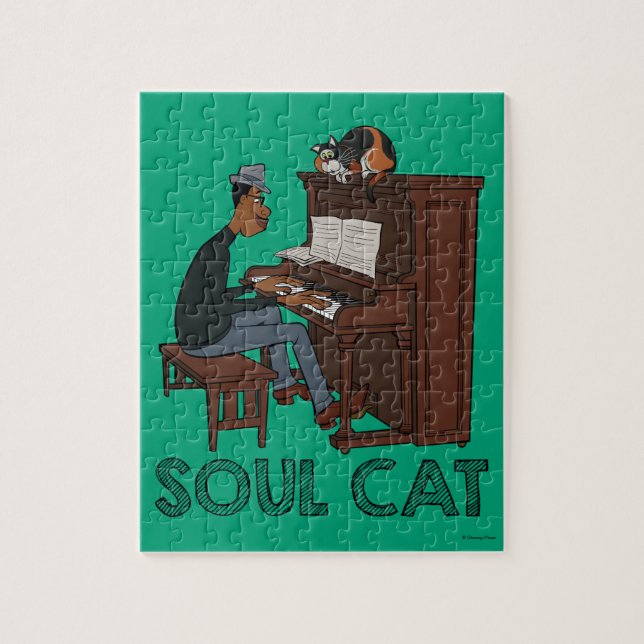 Soul | Joe & Mr. Mittens at the Piano Jigsaw Puzzle (Vertical)