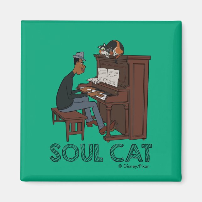 Soul | Joe & Mr. Mittens at the Piano Magnet (Front)
