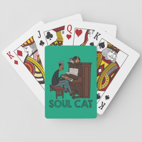 Soul  Joe  Mr Mittens at the Piano Playing Cards