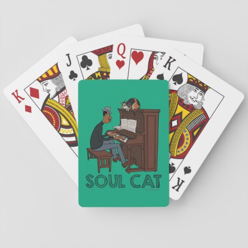 Soul  Joe  Mr Mittens at the Piano Poker Cards