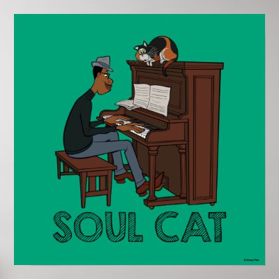 Soul | Joe &amp; Mr. Mittens at the Piano Poster