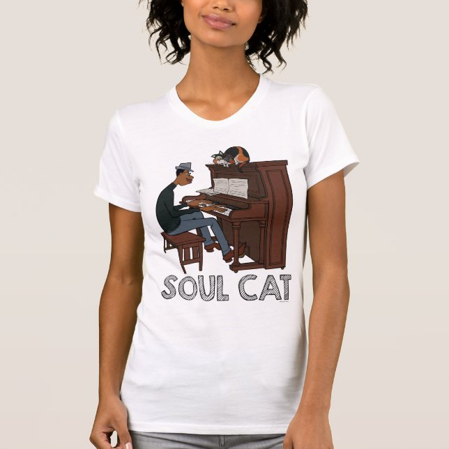 Soul | Joe & Mr. Mittens at the Piano T-Shirt (Front)