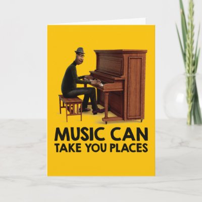 Soul | Joe - Music Can Take You Places Card