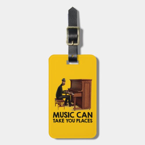 Soul  Joe _ Music Can Take You Places Luggage Tag