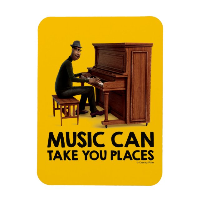 Soul | Joe - Music Can Take You Places Magnet (Vertical)