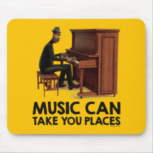 Soul Joe - Music Can Take You Places Mouse Pad