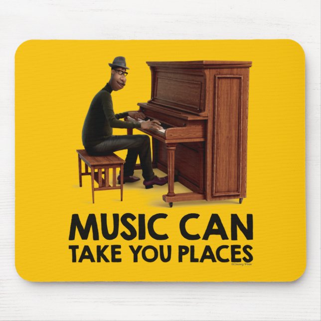 Soul | Joe - Music Can Take You Places Mouse Pad (Front)