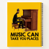 Soul | Joe - Music Can Take You Places Notebook (Back)
