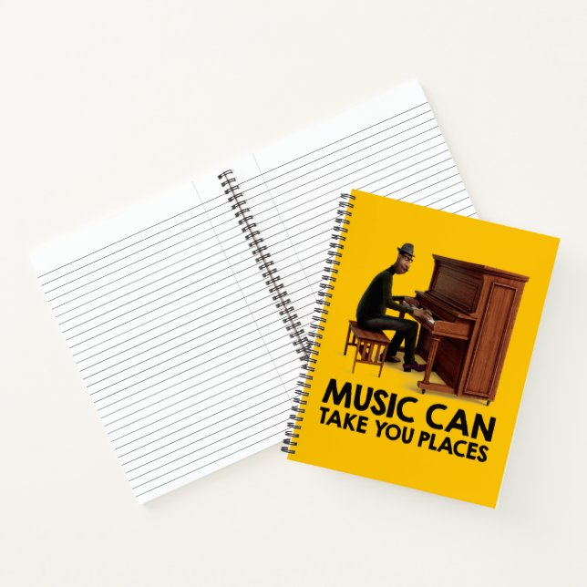 Soul | Joe - Music Can Take You Places Notebook (Inside)