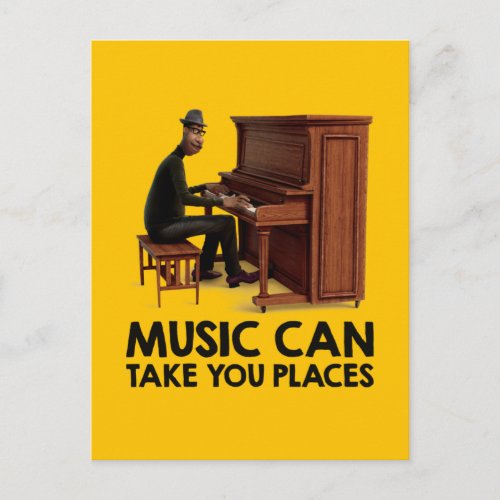 Soul  Joe _ Music Can Take You Places Postcard