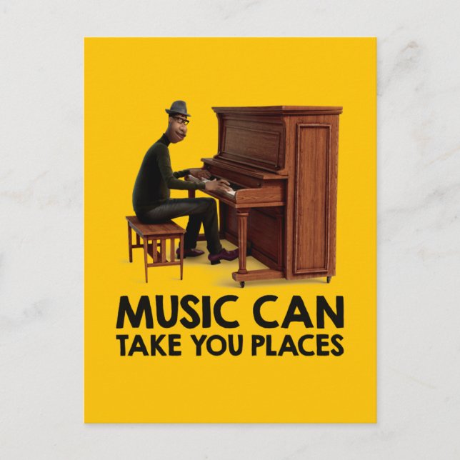 Soul | Joe - Music Can Take You Places Postcard (Front)