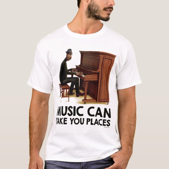 Soul | Joe - Music Can Take You Places T-Shirt