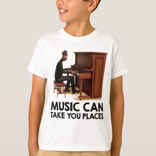Soul  Joe _ Music Can Take You Places T_Shirt