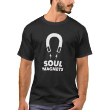 Soul Mags t-shirt with white logo