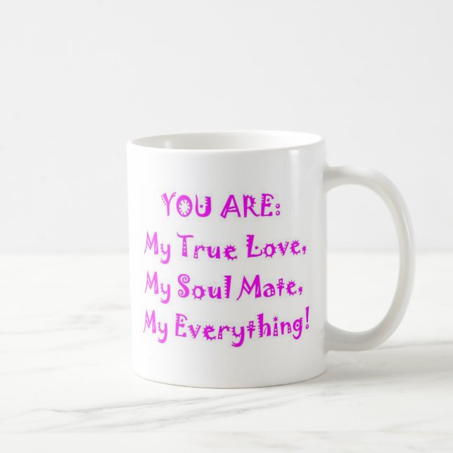 Soul Mate Poem Coffee Mug (Right)