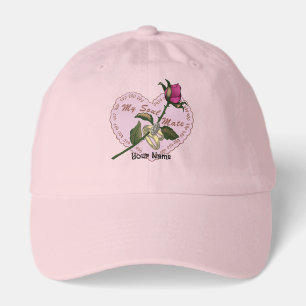 Soul Mate rose wedding Hat