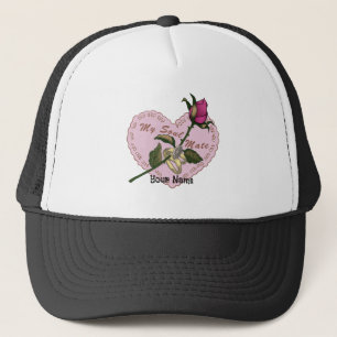 Soul Mate rose wedding Hat