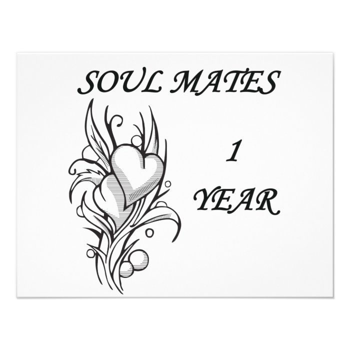 SOUL MATES 1 YEAR CUSTOM ANNOUNCEMENT