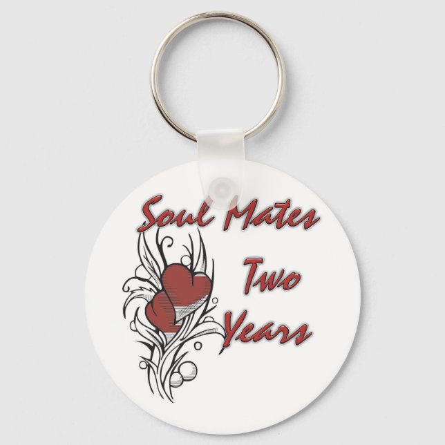 Soul Mates 2 Years Keychain (Front)