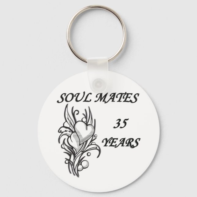 SOUL MATES 35 Years Keychain (Front)