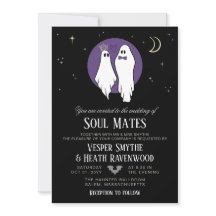 Soul Mates Haunted Ghost Halloween Wedding