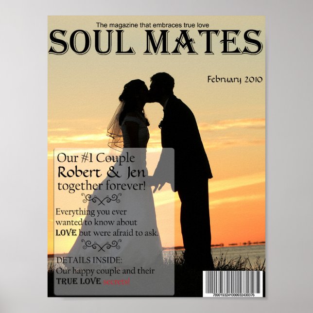 Soul Mates Magazine Cover Poster (Front)