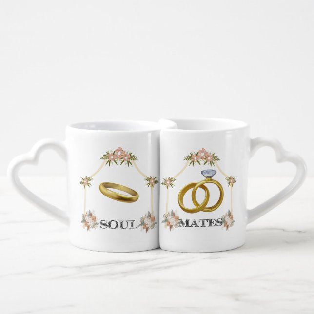 Soul Mates, Purest Love Lovers' mug (Front Nesting)