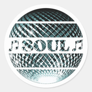 Disco Ball Classic Round Sticker