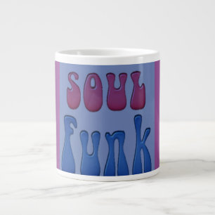 Soul Music Funky words graphics Giant Coffee Mug