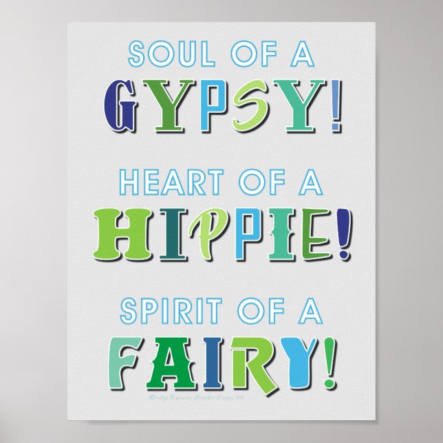 SOUL OF A GYPSY... POSTER (Front)