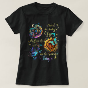 Soul Of A Gypsy The Heart Of A Hippie Fairy T-Shirt