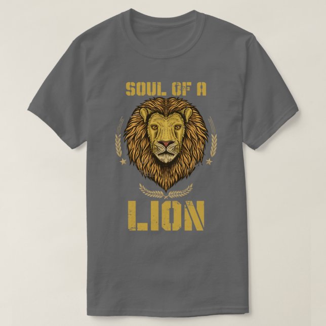 Soul Of A Lion T-Shirt (Design Front)