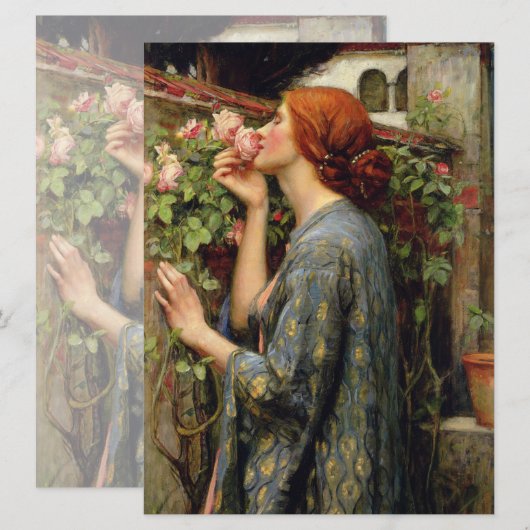 Soul of the Rose John William Waterhouse (Front/Back)