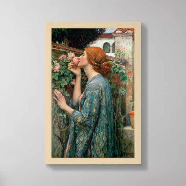 Soul of the Rose John William Waterhouse  Framed Art (Framed Front)