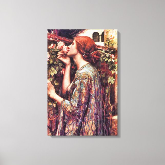 Soul of the Rose Waterhouse Fine Art Canvas Print (Front)