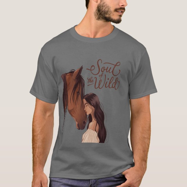 Soul of the Wild Horse boy T-Shirt (Front)
