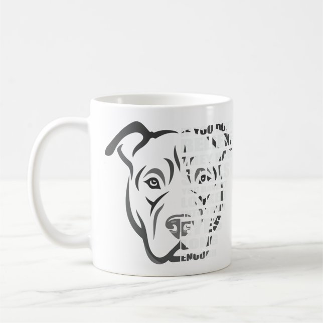 Soul Pitbull Dog Lover Mug (Left)
