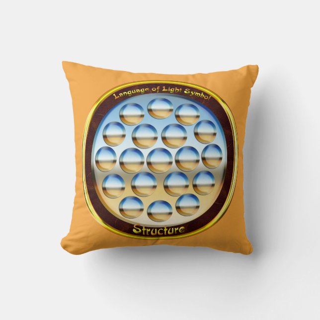 Soul Quality of Structure Throw Pillow (Front)