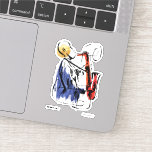 Soul | Saxophone Player Editorial Art Sticker
