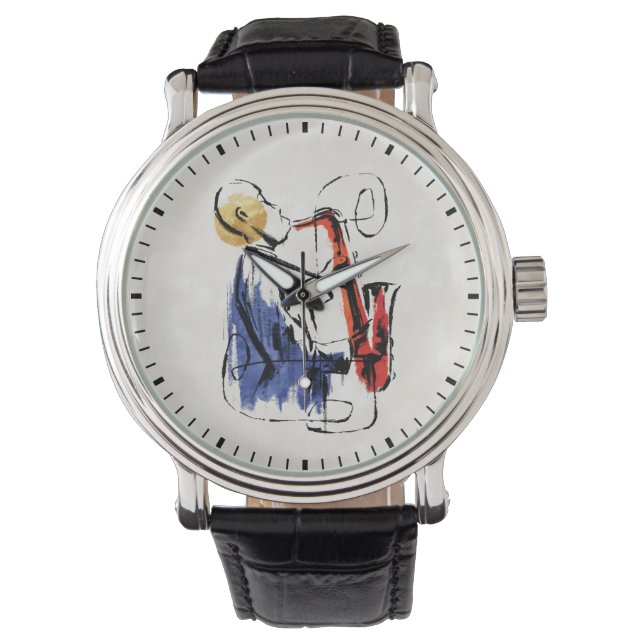 Soul | Saxophone Player Editorial Art Watch (Front)