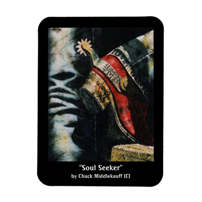 "Soul Seeker" Chuck Middlekauff Print Magnet (Vertical)